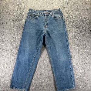 Sorel Jeans Mens 34x30 Blue Cotton Denim Straight Faded Workwear Travel Utility